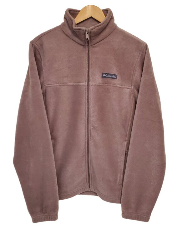 Columbia Other - COLUMBIA Mens Size S Beige Brown Granite Mountain Fleece Full Zip Jacket Sweater
